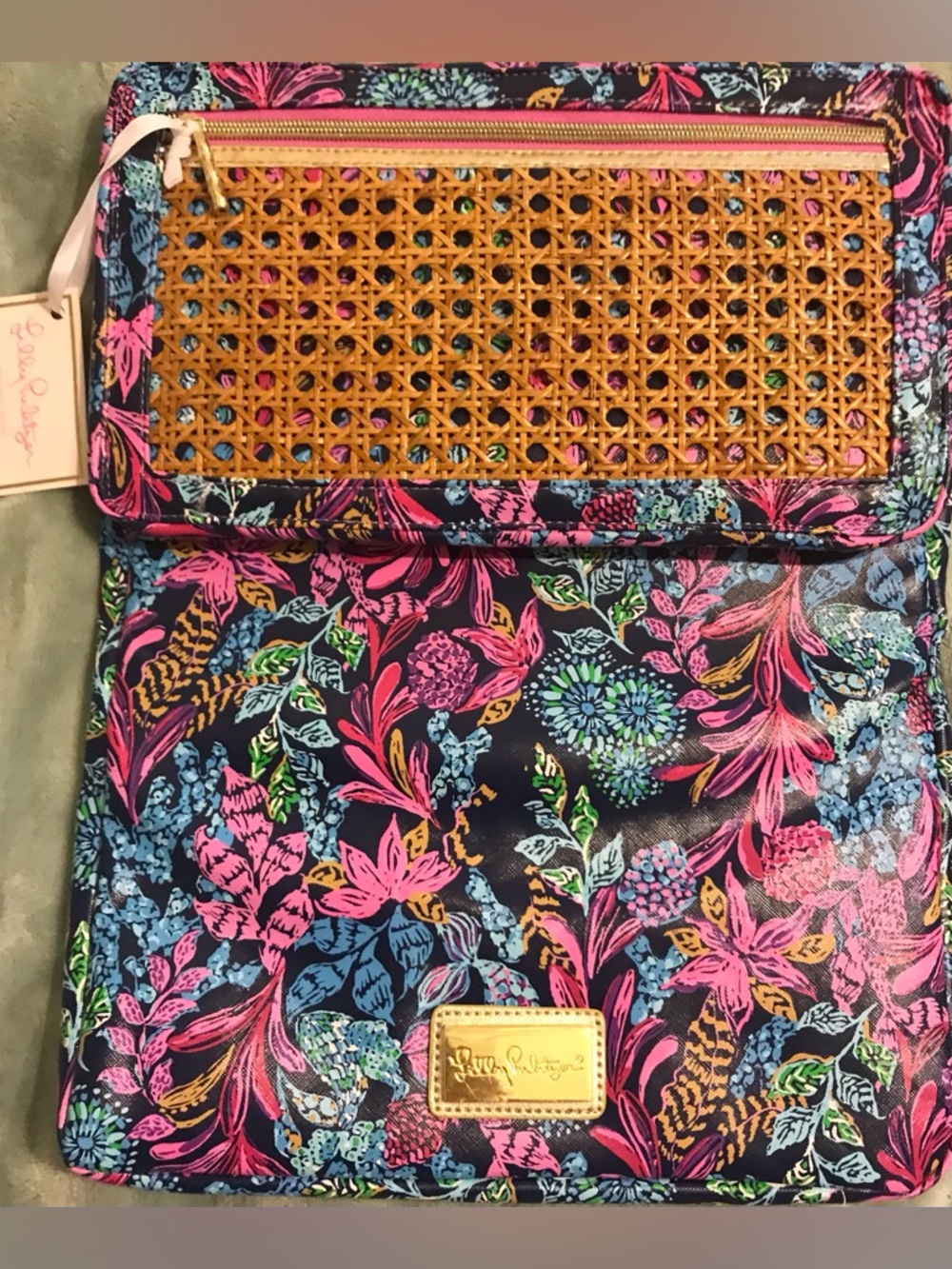 NWT Lilly Pulitzer Lilly Pulitzer 14 Inch Laptop Sleeve in Calypso Coast